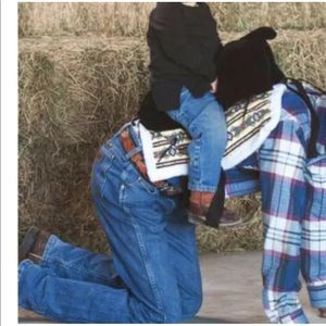 Cashel DADDLE CHILD RIDING SADDLE TOY ULTIMATE DAD PONY HORSE BACK RIDE NWT